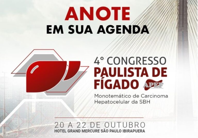 Vem aí, o IV Congresso Paulista de Fígado