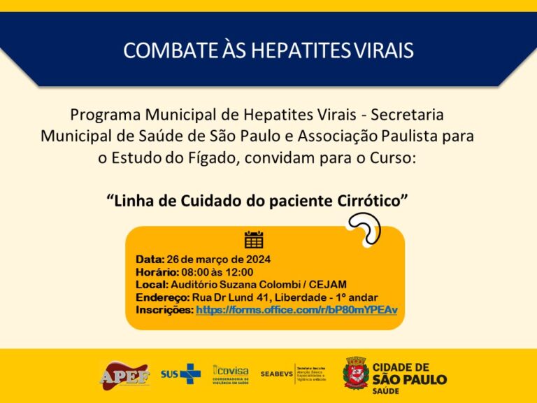 APEF e Prefeitura de São Paulo unem forças no Combate às Hepatites Virais